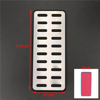 Stainless Steel Car Pedal Cover Pad for Kia K2 Rio SOUL Ray Venga KX3/Hyundai Verna Solaris I20 IX20 IX25 HB20 Creta Car Styling
