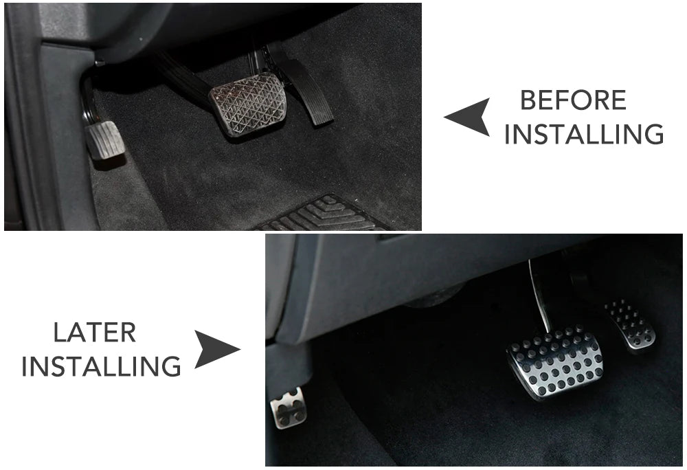 Gas Fuel Brake Pedal Pads Cover Mats for Mercedes Benz V Class Vito Metris Viano W639 W447 Accessories Car Styling