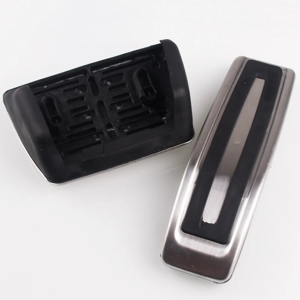 Stainless steel Car Pedal Pads Cover AT case For Audi Q7 SQ7 Porsche Cayenne For VW Touareg