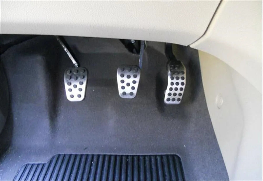 Car accessories Stainless steel  Pedal Pads Cover Case For Ford Fiesta Ecosport Covers for Mazda 2 2007-2014