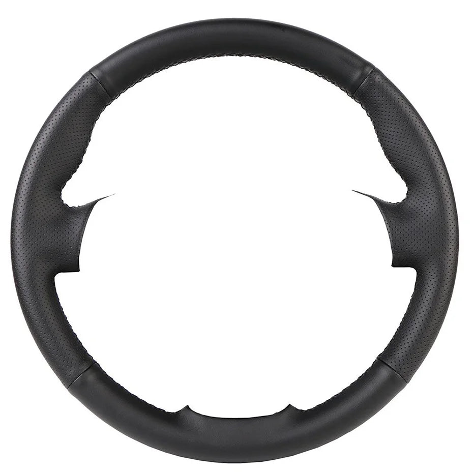 Custom Steering Wheel Cover For Nissan Qashqai J10 X-TRAIL T31 NV200 Rogue 2008-2012 Leather Braid For Steering Wheel DIY Sewing