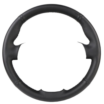 Custom Steering Wheel Cover For Nissan Qashqai J10 X-TRAIL T31 NV200 Rogue 2008-2012 Leather Braid For Steering Wheel DIY Sewing