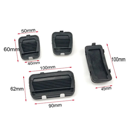 Car-styling Stainless steel Car Pedal Pads Cover MT AT case for Ford Focus 2 mk2 focus 3 mk3