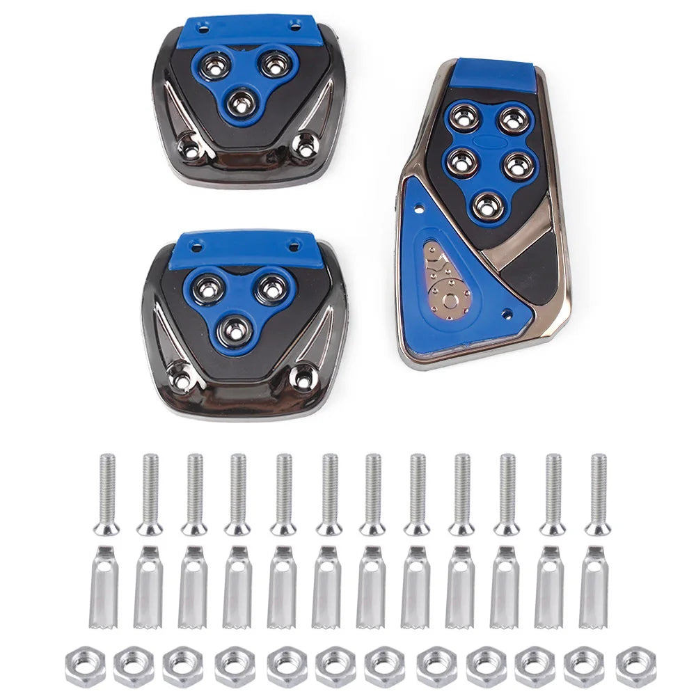 RASTP-Cheap Car Styling Racing Pedals Universal Manual Brake Pedals Foot Rest Auto Pedal Pads RS-ENL010