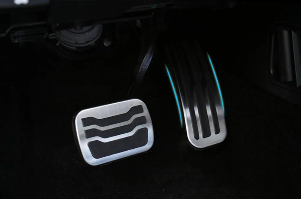 Car-styling Stainless steel Car Pedal Pads Cover MT AT case for Ford Focus 2 mk2 focus 3 mk3