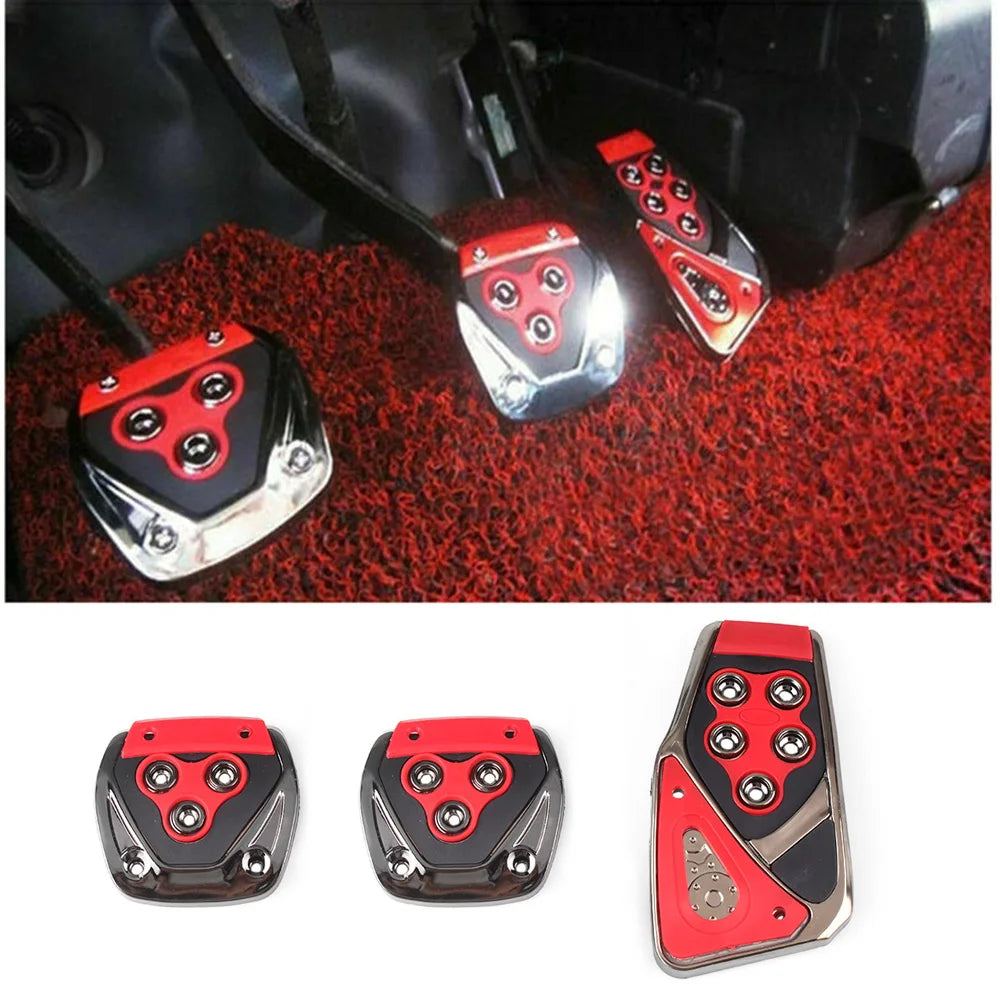 RASTP-Cheap Car Styling Racing Pedals Universal Manual Brake Pedals Foot Rest Auto Pedal Pads RS-ENL010