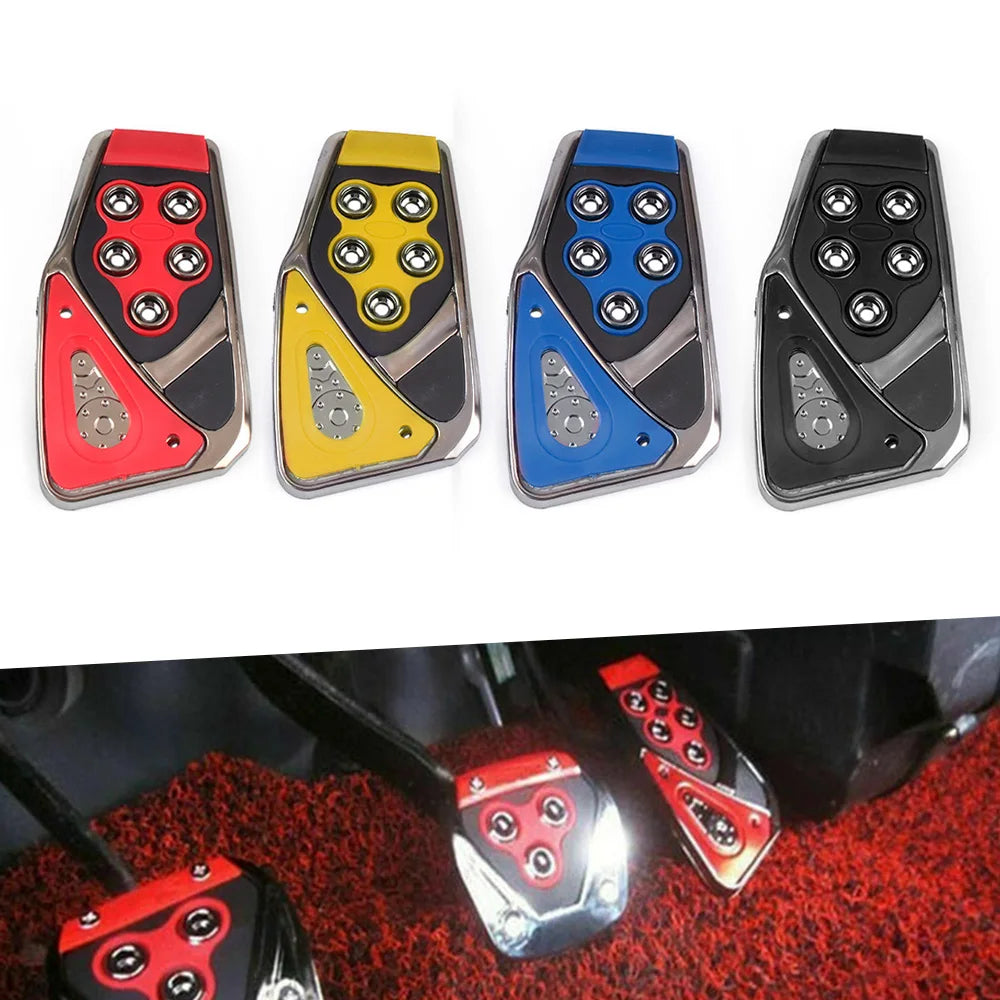 RASTP-Cheap Car Styling Racing Pedals Universal Manual Brake Pedals Foot Rest Auto Pedal Pads RS-ENL010