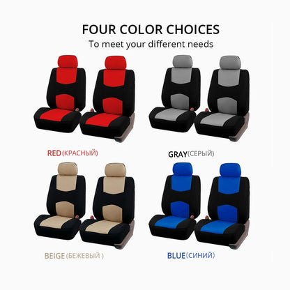 2Pieces Front Car Seat Cover Universal Auto Seat Protector