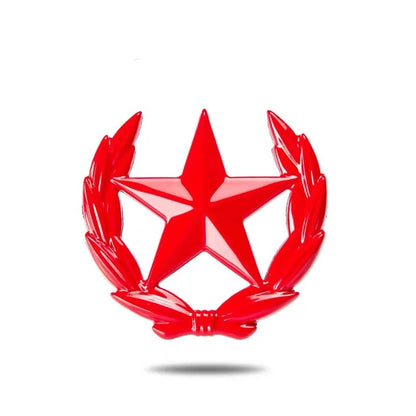 Five-pointed Star Car Sticker Logo Emblem Badge Car Sticker For Universal Motorcycle Decorative Accessories Car Styling
