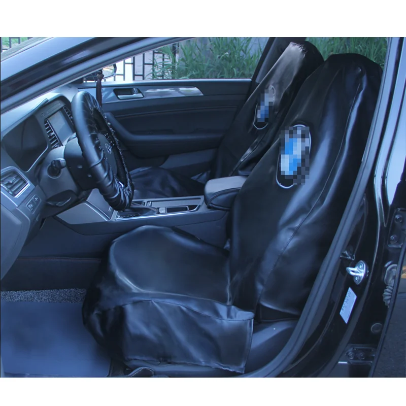 3-Piece Heavy Duty Universal Waterproof Front Car Seat Cover with Breathable Cushion Cover