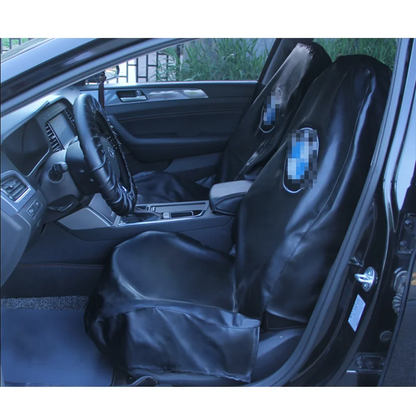 3-Piece Heavy Duty Universal Waterproof Front Car Seat Cover with Breathable Cushion Cover