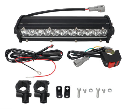 High-Brightness Led Work Spotlight, 20-Lamp Work Light, Double-Row Strip Light, Off-Road Vehicle Car Modified License Plate Light