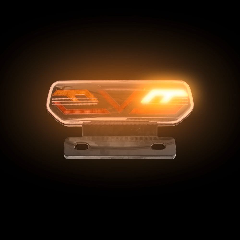 Lanterna Traseira LED para Moto Elétrica - 3 em 1 com Suporte 12V