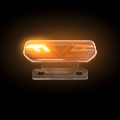 Lanterna Traseira LED para Moto Elétrica - 3 em 1 com Suporte 12V