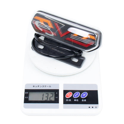 Lanterna Traseira LED para Moto Elétrica - 3 em 1 com Suporte 12V