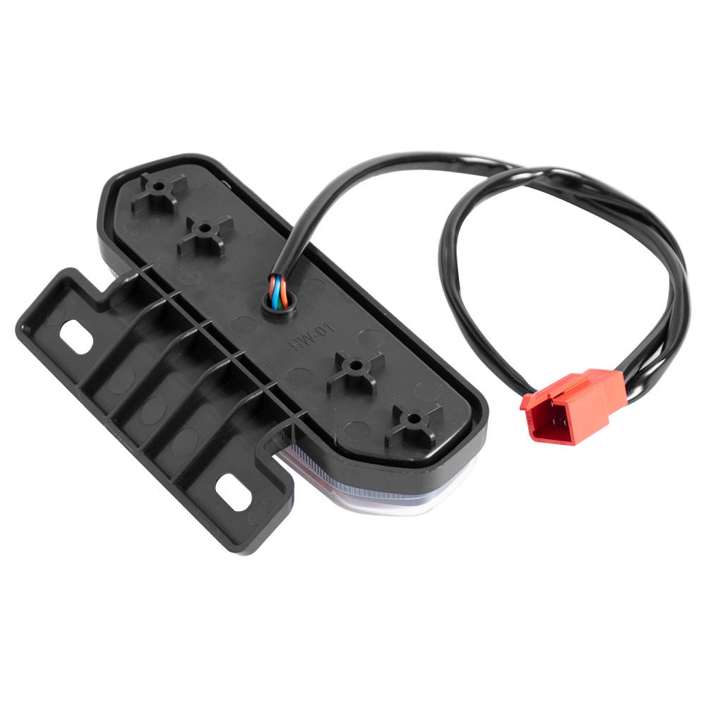 Lanterna Traseira LED para Moto Elétrica - 3 em 1 com Suporte 12V