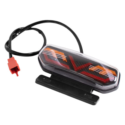 Lanterna Traseira LED para Moto Elétrica - 3 em 1 com Suporte 12V