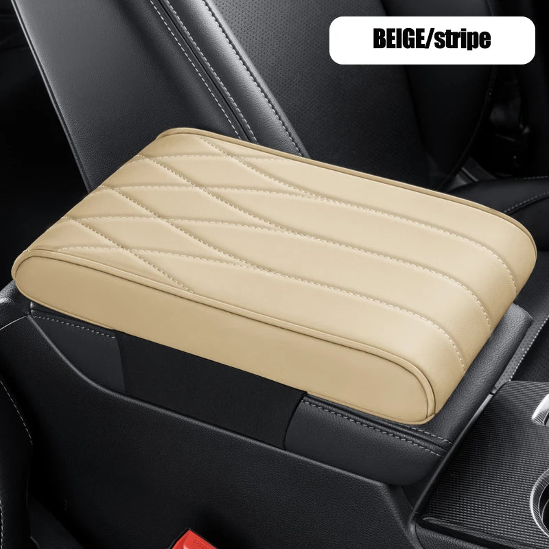 Car Strip Armrest Cushion Mat Auto Center Console Pad Memory Foam Armrest Box Hand Rest Pillow Universal Fit for Most Vehicles