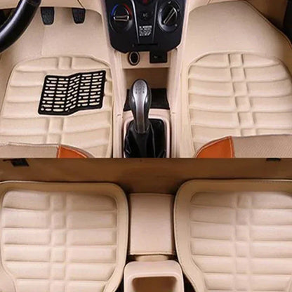 Car floor mat universal anti slip mat new car interior PU leather durable anti slip mat Accessories