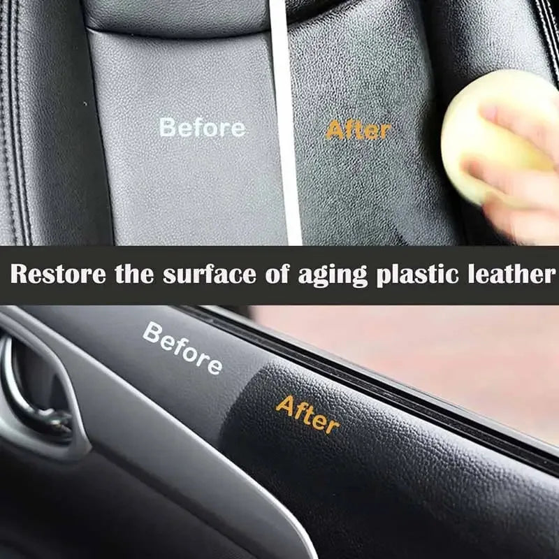 Cross Border Special Black Coating Car Interior Renovation Wax - Car Bumper and Dashboard Wax - Seat Gloss
