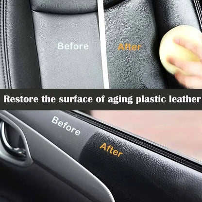 Cross Border Special Black Coating Car Interior Renovation Wax - Car Bumper and Dashboard Wax - Seat Gloss