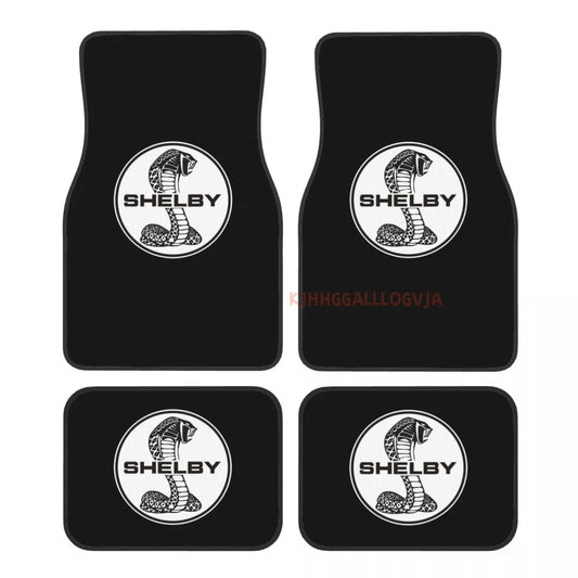 Shelby 4PCS Crystal Velvet Car Floor Mats Set of Four Anti Fouling Car Mats Carpet Anti Slip Car Floor Mats