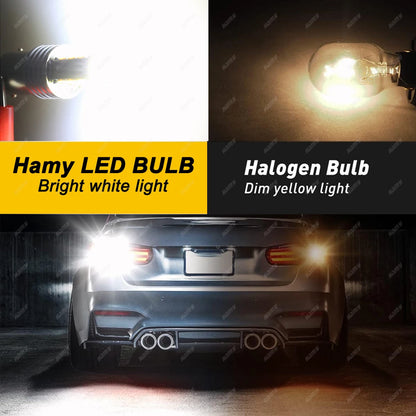 2/4/8 PCS Super Bright 1156 BA15S 1157 BAY15D LED Bulbs 12V 4014-45SMD 6500K White Car Reverse Parking Brake Turn Signal Lights