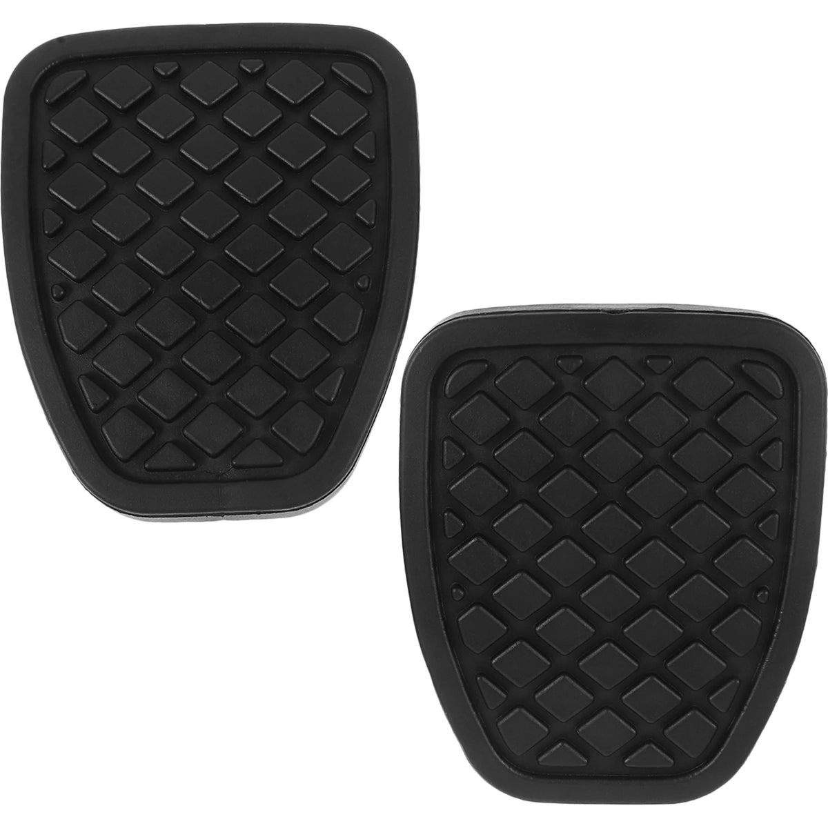 2pcs Car Clutch Pedal Pads Brake Rubber Covers Car Foot Pedals Non Slip Automotive Interior Parts Easy Install Vehicle