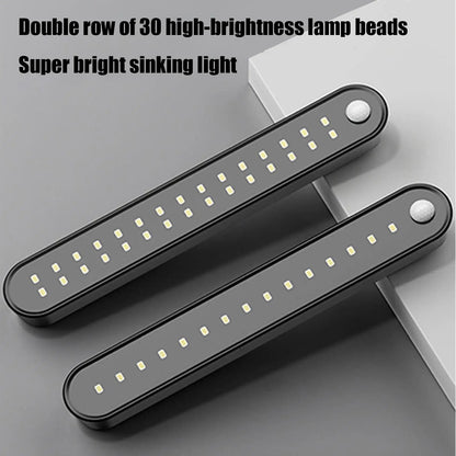 Car Trunk Light Automatic Rechargeable LED Tail Light Interior Bars High Brightness Auto Ceiling Lamp USB Dome Lighting for