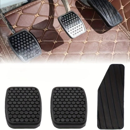 3-piece set of car foot pedals, brake and accelerator pedal pads, anti-slip and durable, universal for vehicles