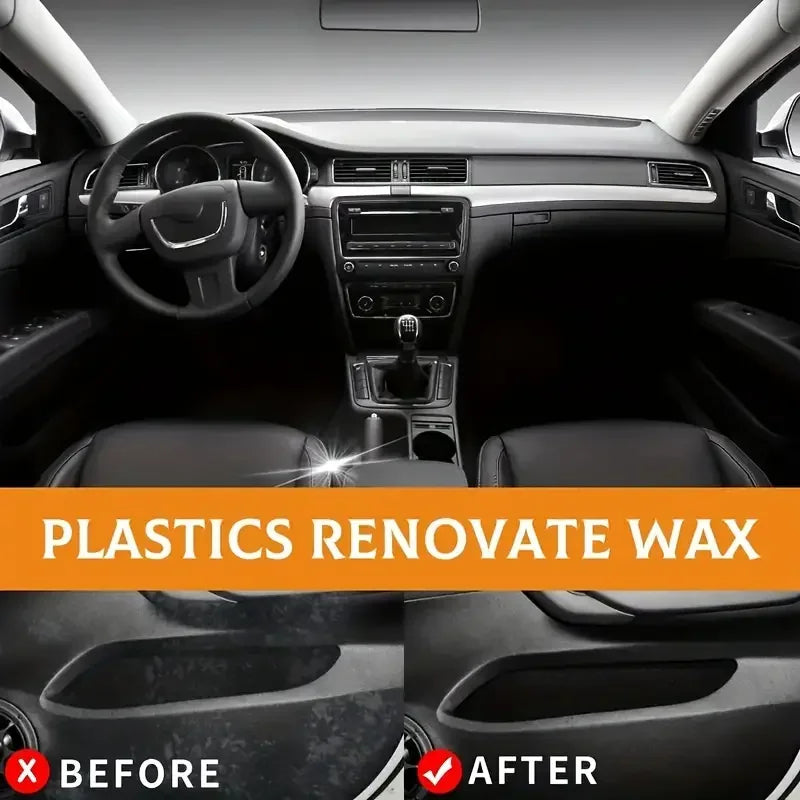 Car Dashboard Repair Wax, Anti-Aging and Whitening, Tire Gloss Wax, Leather Sofa Seat Care, Car Interior Maintenance