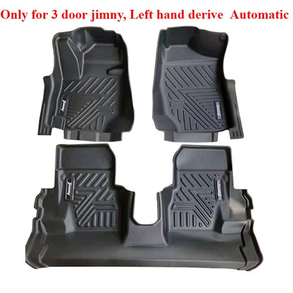 AT Car Floor Mats for Suzuki Jimny JB64 Jb74 2018+ 3-door TPE Left-hand Drive Automatic Transmission Car Floor Mat Carpet