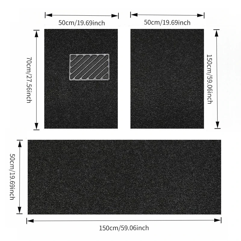 Car Floor Mats Car Foot Pads Universal Silk Loop Self-Cutting Single Main and Passenger Car Floor Mats Waterproof