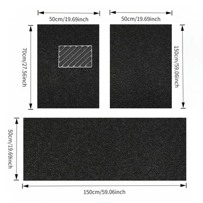 Car Floor Mats Car Foot Pads Universal Silk Loop Self-Cutting Single Main and Passenger Car Floor Mats Waterproof