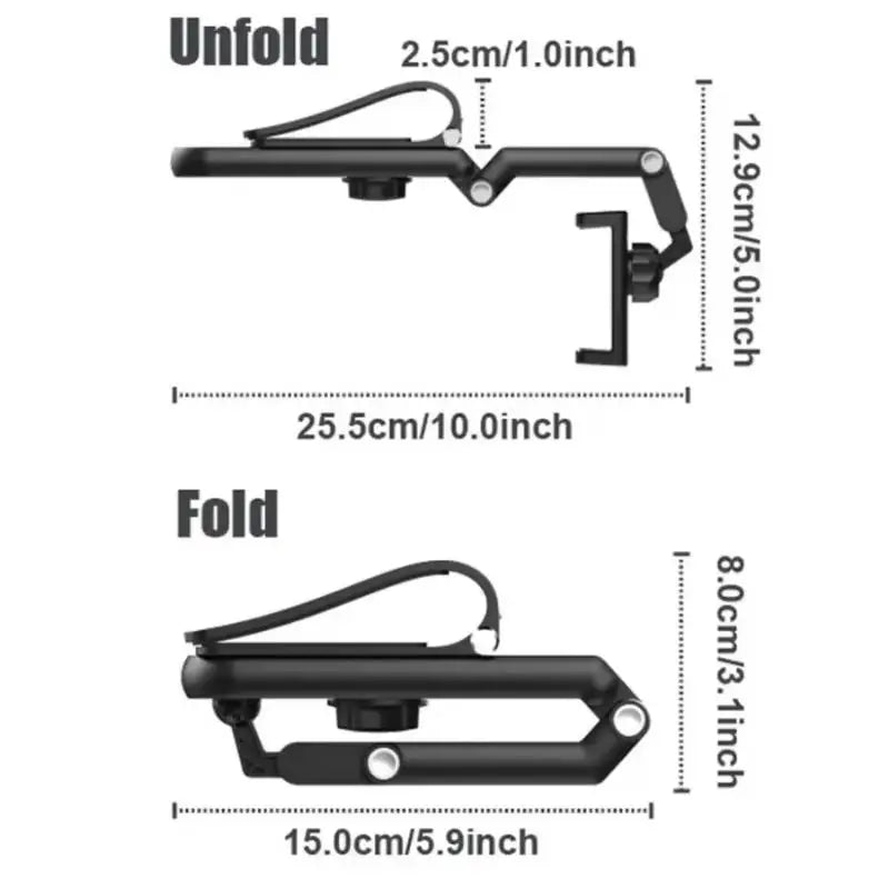 [New] Car Phone Holder, Sun Visor Universal Car Holder, Direct-view Car Multi-functional Phone Holder