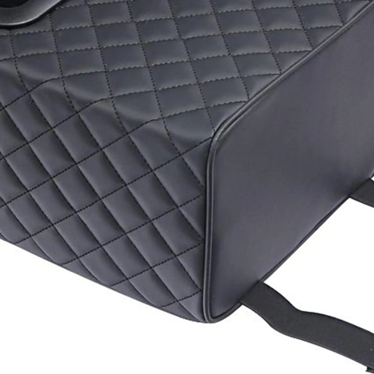 Car Armrest Box Cushion, Auto Center Console Armrest Cushion With 2 Cup Holder PU Leather Armrest Pad Portable Car Amrest
