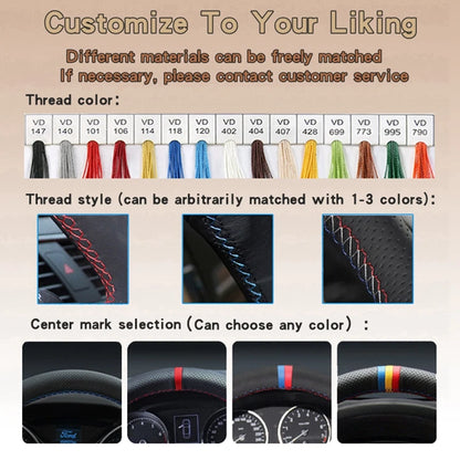 Custom Steering Wheel Cover Suede Carbon Fiber 100% Fit For Infiniti FX FX35 FX37 FX50 QX70 Nissan Juke Maxima 370Z Sentra SV