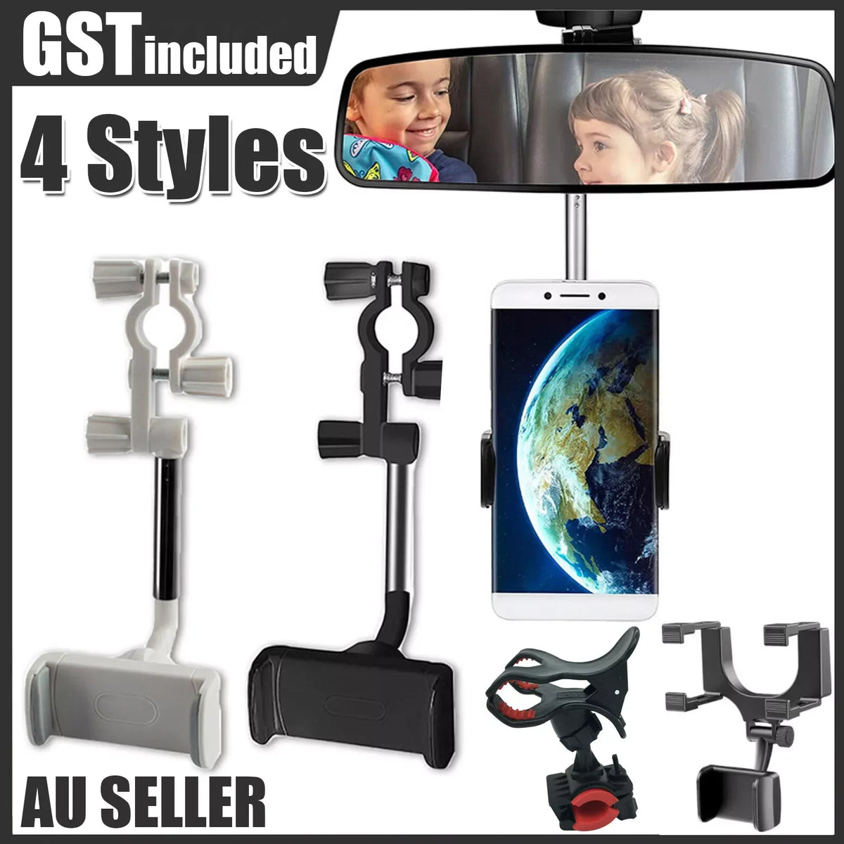 Phone Holder Compact Auto Phone Holder Car Accessories Retractable Phone Mount For For Drivers Driving Car