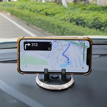 Car-mounted mobile phone holder - Elegant and versatile, suitable for horizontal and vertical placement