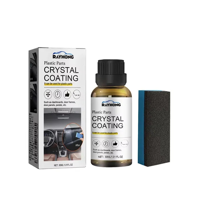 Plastic Trim Restorer Car Interior Dashboard Polish Leather Seat Protectant Anti-Dust UV Protection Detailing Coating Spray