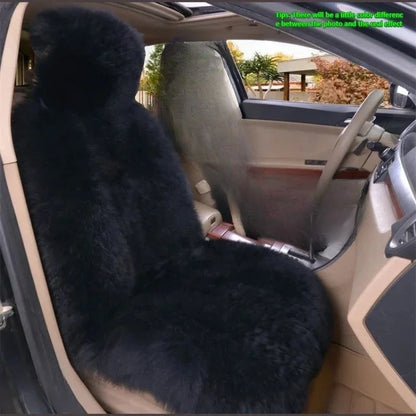 Winter plush car seat cover general purpose long wool fur car seat cover car seat protection cushion car parts seat cushion