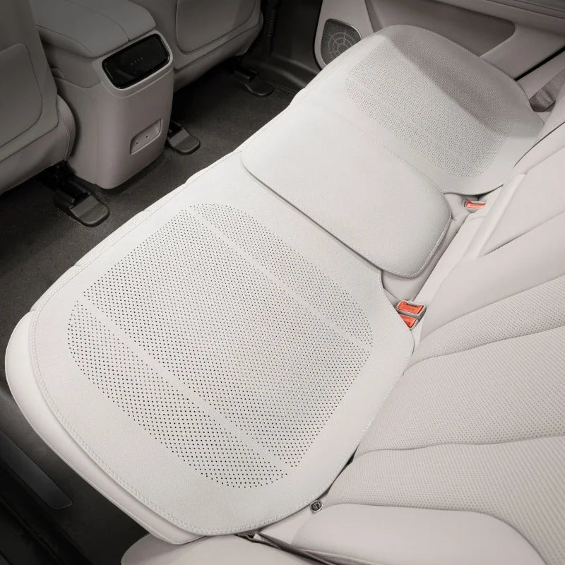 Breathable Leather Car Seat Cover Universal Front Seat Protection Cushion Luxury Car Interior Backrest Support Mat Accessories