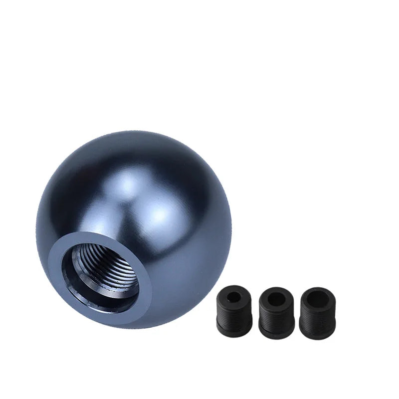 Car Modification Manual Universal Stem Head Aluminum Alloy Round Ball Gear Handle Head Round Trolley Bobblehead