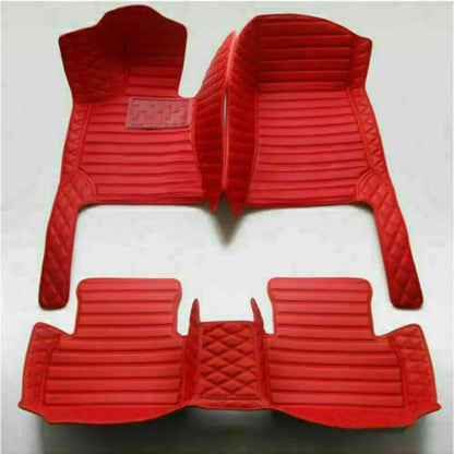 Leather Car Floor Mats For Volkswagen Tiguan 2024 2025 2026 All Weather Waterproof Car Floor Mats
