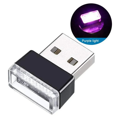 Mini USB LED Car Light - Auto Interior USB Atmosphere Light, Plug and Play Decor Lamp, Emergency Lighting, Stonego USB Lamp