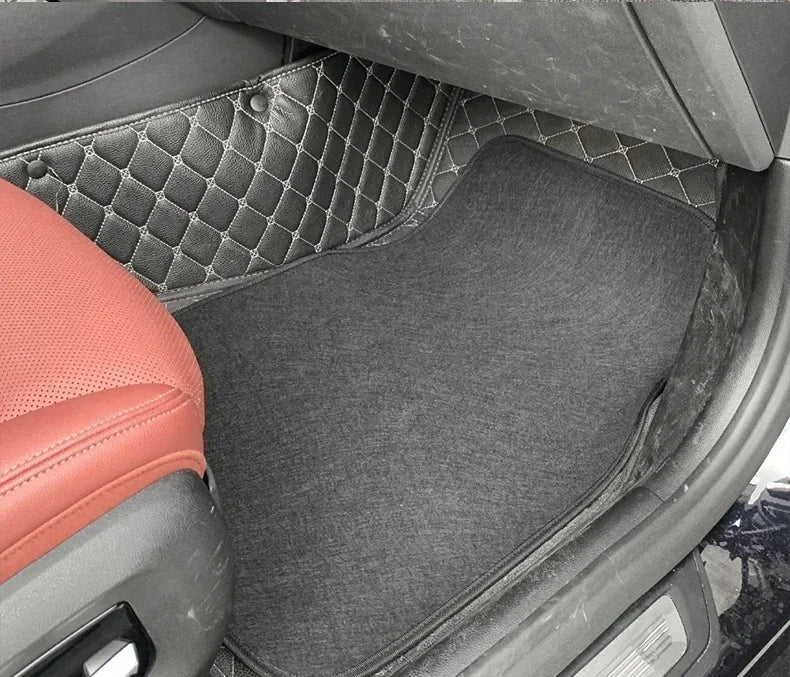1/2/4pcs Universal Car Automotive Carpet Floor Mats For Auto SUV Sedans Vans Accessories Dirt and Wear-resistant