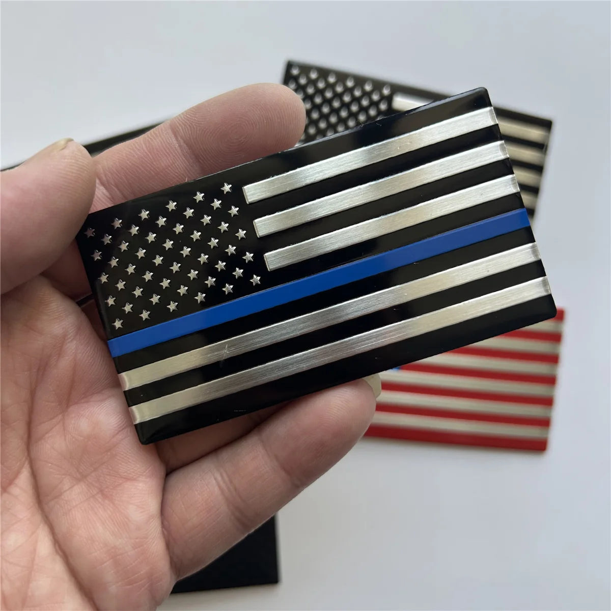 2pcs USA Emblems National flagCar Sticker Car Trunk Metal Emblem Badge Decal Sticker For Cars Motorcycles Bikes