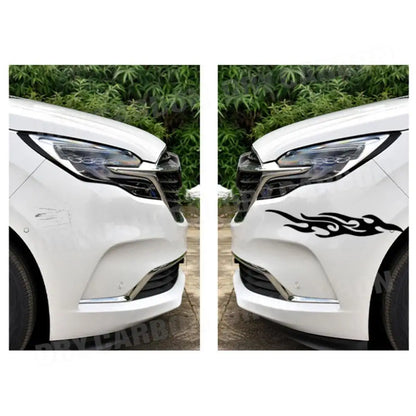 Car Sticker Personalized Garland Decoration Front Bumper Stickers Emblem Badge Decal Auto Automobile Bonnet Stickers 2Pcs/set