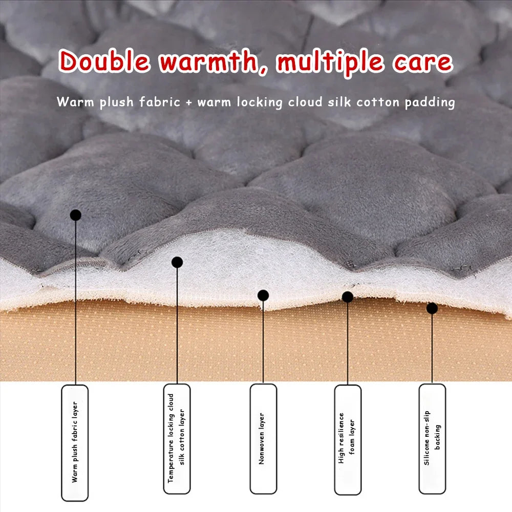 Breathable Winter Warm SUV Car Seat Cover Universal Cushion Front Rear Protector Mat Auto Interior Accessories