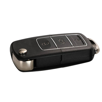 jingyuqin 3 Buttons Remote Car Key Flip Folding Key Shell Case For Volkswagen Vw Jetta Golf Passat Beetle Skoda Seat Polo B5